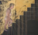 Desnudo Subiendo una Escalera